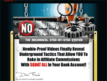 Tablet Screenshot of nomoneysystem.net